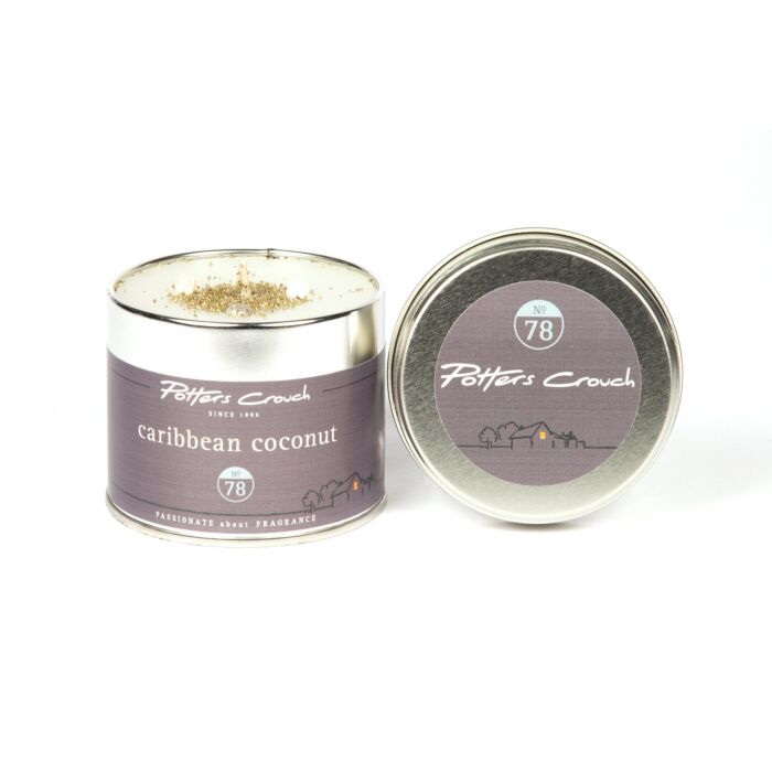 Potters Crouch - Candle Tin - Caribbean Coconut-1